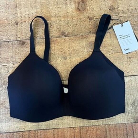Knix WingWoman Contour Bra Size 4 Black Wireless T-Shirt Bra - Picture 4 of 10